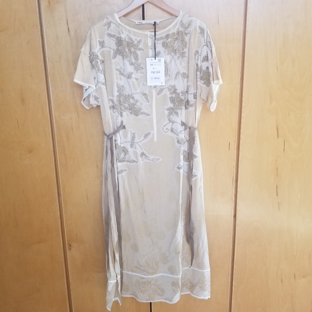 Zara Limited Edition Jacquard Dress